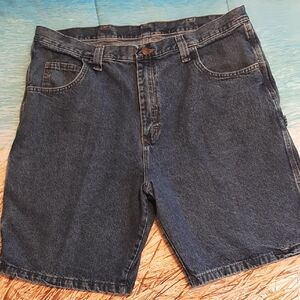 Wrangler Men's 40 Reg. Denim Cargo Carpenter Shorts